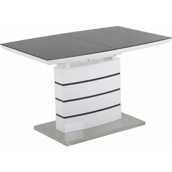 Фото - Обідній стіл GT Racer DT8053-2 (140-180x80x76) White/Gray