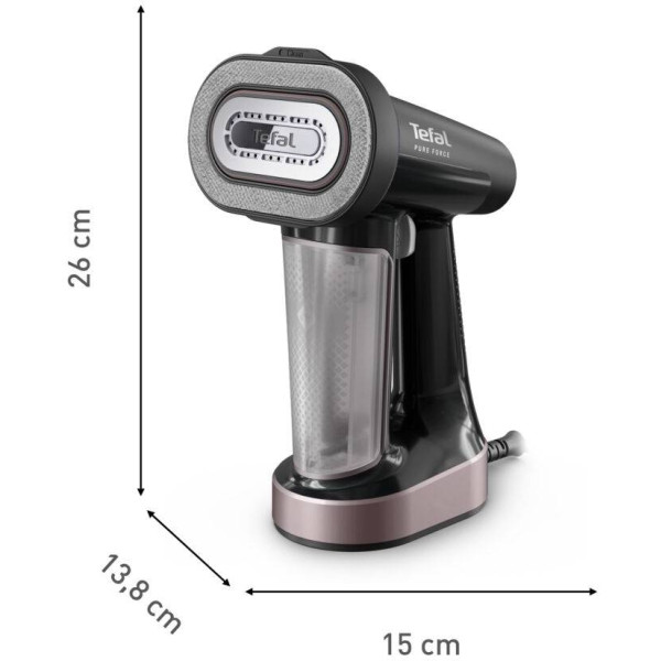 Фото - Вертикальный отпариватель ручной Tefal DT8765E0 PURE FORCE 3IN1