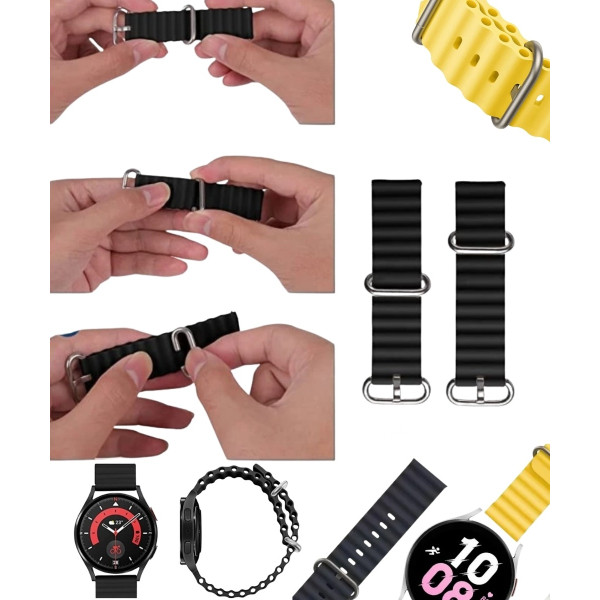 Фото - Ремінець для смарт-годинника BeCover Wave Style 20mm for Amazfit Bip 3/3 Pro/GTR 42 мм/GTR Mini/GTS/GTS 2 mini/GTS 3/GTS 4/GTS 4 Mini/Amazfit Active/Active 2 Light Purple (71417