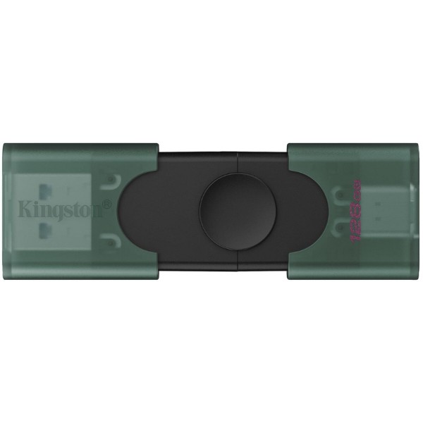 Фото - Флеш USB Kingston USB3.2 128GB Type-C DataTraveler Duo Green (DTDEG2/128GB)