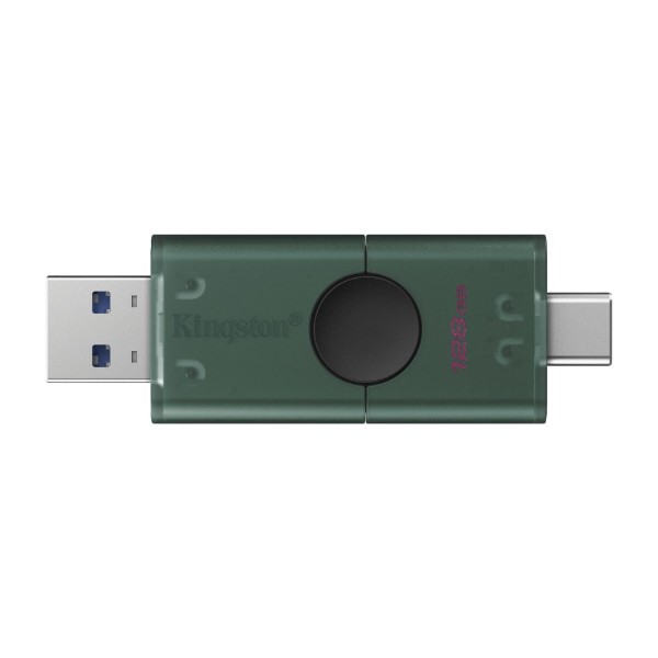 Фото - Флеш USB Kingston USB3.2 128GB Type-C DataTraveler Duo Green (DTDEG2/128GB)