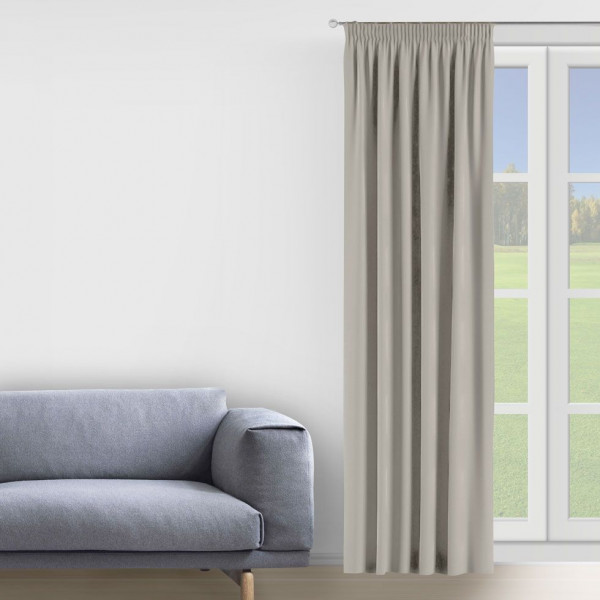 Фото - Портьєра Decorator Штора на тасьмі 200х275 сіро-блак.