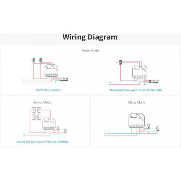 Фото - Релейний вимикач Sonoff Wi-Fi із подвійним реле та вимірюванням потужності (DUALR3)
