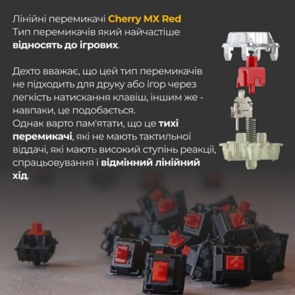 Фото - Клавиатура проводная игровая Ducky One 3 Cherry MX Red RGB White UA (DKON2108ST-RUAPXPWWWSC1)