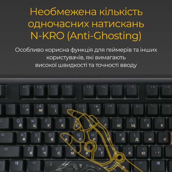 Фото - Клавиатура проводная игровая Ducky One 3 Cherry MX Speed silver RGB Black UA (DKON2108ST-PUAPXCLAWSC1)