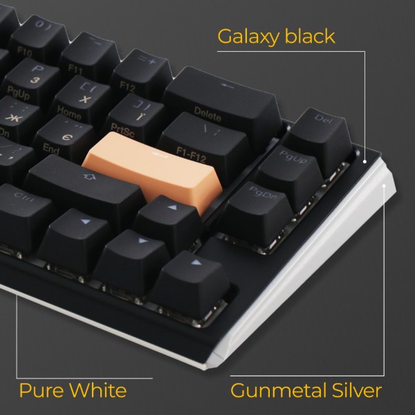 Фото - Клавиатура проводная игровая Ducky One 3 Mini Cherry MX Brown RGB Black UA (DKON2161ST-BUAPXCLAWSC1)