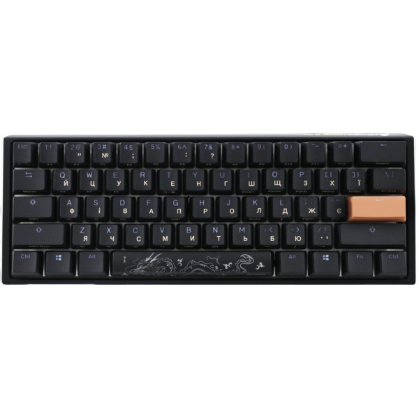 Фото - Клавиатура проводная игровая Ducky One 3 Mini Cherry MX Red RGB Black UA (DKON2161ST-RUAPXCLAWSC1)