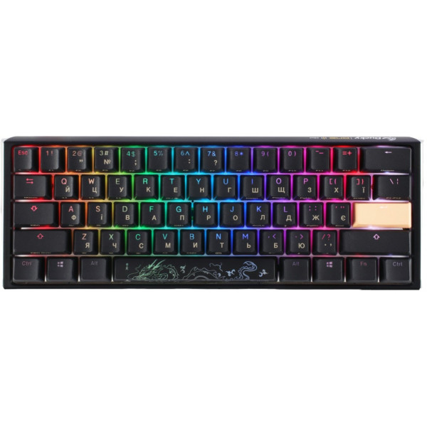 Фото - Клавиатура проводная игровая Ducky One 3 Mini Cherry MX Silent red RGB Black UA (DKON2161ST-SUAPXCLAWSC1) Фото - Клавиатура проводная игровая Ducky One 3 Mini Cherry MX Silent red RGB Black UA (DKON2161ST-SUAPXCLAWSC1)
