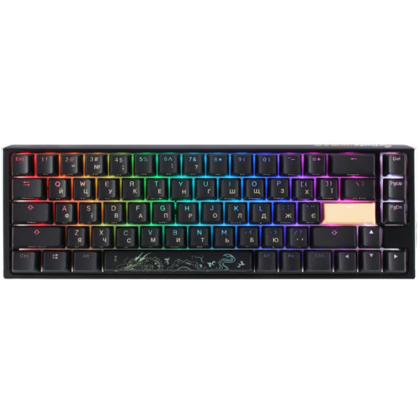 Фото - Клавіатура дротова ігрова Ducky One 3 SF Cherry MX Brown RGB Black UA (DKON2167ST-BUAPXCLAWSC1)