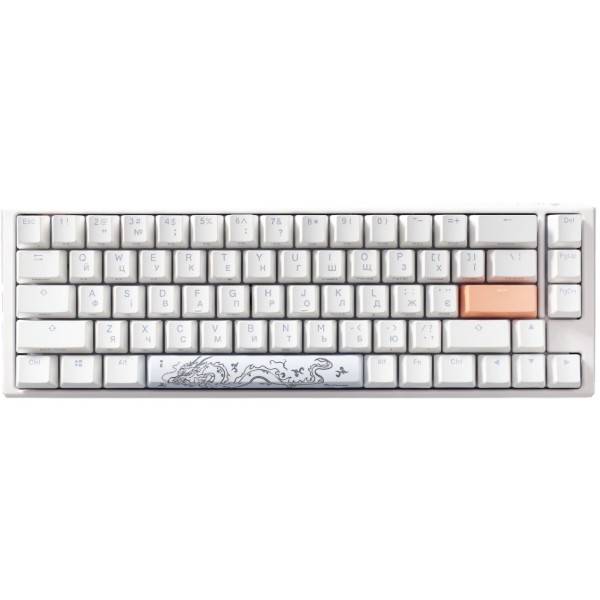 Фото - Клавиатура проводная игровая Ducky One 3 SF Cherry MX Brown RGB White UA (DKON2167ST-BUAPXPWWWSC1)