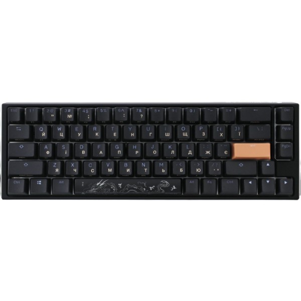 Фото - Клавиатура проводная игровая Ducky One 3 SF Cherry MX Red RGB Black UA (DKON2167ST-RUAPXCLAWSC1)