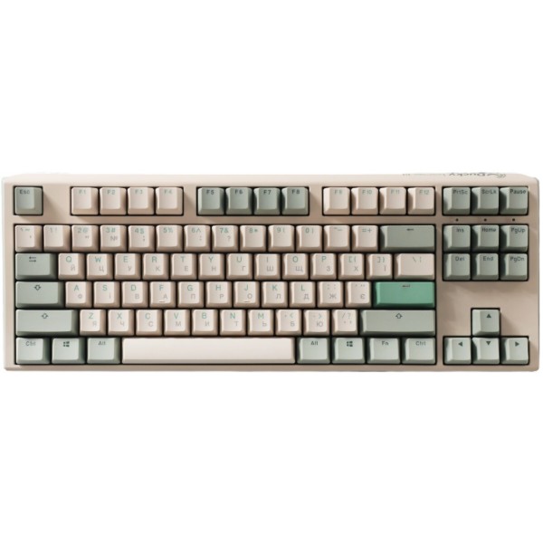 Фото - Клавіатура дротова ігрова Ducky One 3 TKL Cherry MX Brown Matcha Cream UA (DKON2187-BUAPXМAEGGC1)