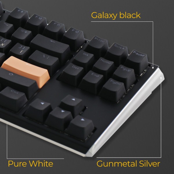 Фото - Клавиатура проводная игровая Ducky One 3 TKL Cherry MX Brown RGB Black UA (DKON2187ST-BUAPXCLAWSC1)