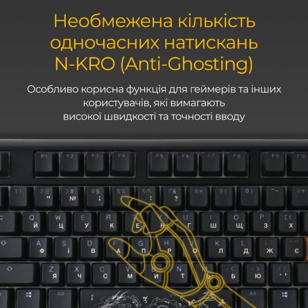 Фото - Клавиатура проводная игровая Ducky One 3 TKL Cherry MX Brown RGB Black UA (DKON2187ST-BUAPXCLAWSC1)
