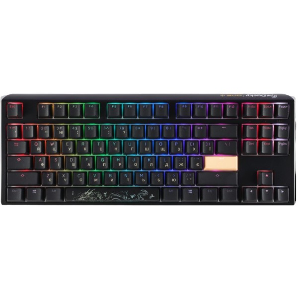 Фото - Клавиатура проводная игровая Ducky One 3 TKL Cherry MX Brown RGB Black UA (DKON2187ST-BUAPXCLAWSC1) Фото - Клавиатура проводная игровая Ducky One 3 TKL Cherry MX Brown RGB Black UA (DKON2187ST-BUAPXCLAWSC1)