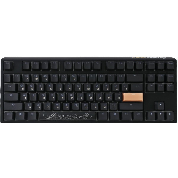 Фото - Клавиатура проводная игровая Ducky One 3 TKL Cherry MX Brown RGB Black UA (DKON2187ST-BUAPXCLAWSC1)