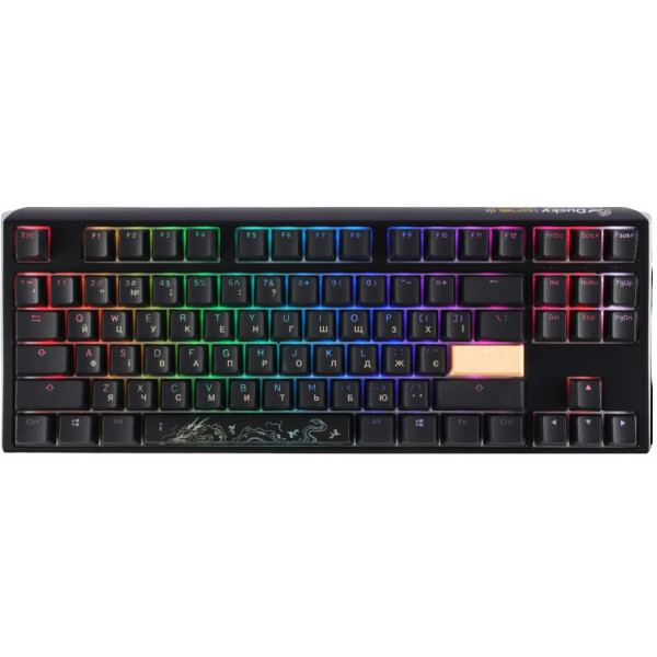 Фото - Клавиатура проводная игровая Ducky One 3 TKL Cherry MX Red RGB Black UA (DKON2187ST-RUAPXCLAWSC1) Фото - Клавиатура проводная игровая Ducky One 3 TKL Cherry MX Red RGB Black UA (DKON2187ST-RUAPXCLAWSC1)