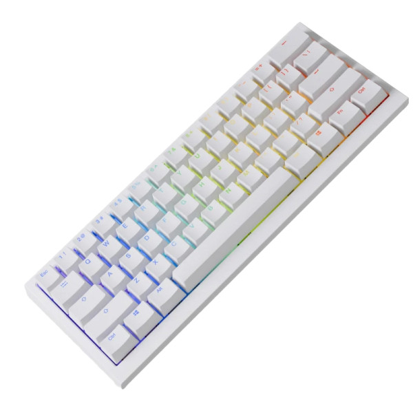 Фото - Клавиатура беспроводная игровая Ducky One X Mini(60%) White (ON2461AST3-DAUSPDOECL2WW1)