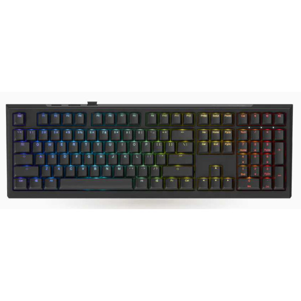 Фото - Клавиатура беспроводная игровая Ducky One X Wireless Black (ON2408AST3-DAUSPDOECL1AS1)