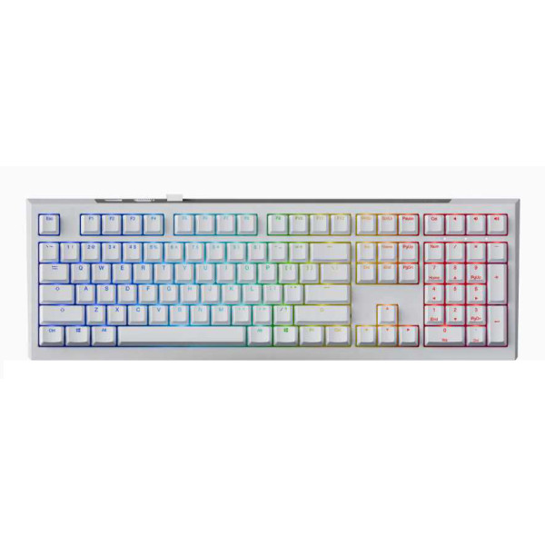 Фото - Клавиатура беспроводная игровая Ducky One X Wireless White (ON2408AST3-DAUSPDOECL2WW1)