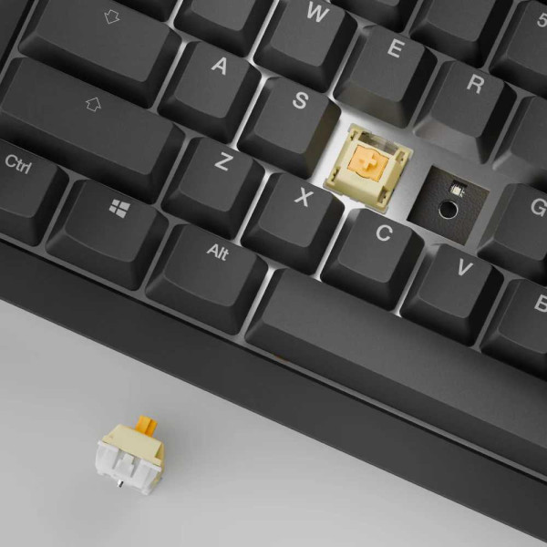 Фото - Клавиатура беспроводная игровая Ducky One X Wireless Black (ON2408AST3-DAUSPDOECL1AS1)