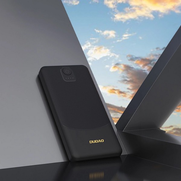 Фото - Батарея мобільна Dudao K10 Pro 2.4A 20000mAh 10W Black 2x USB-A (6977196683826)