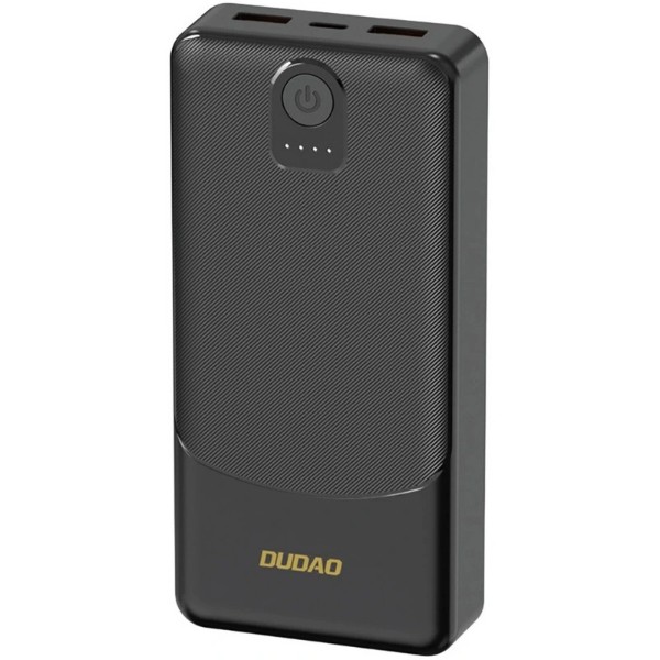 Фото - Батарея мобільна Dudao K10 Pro 2.4A 20000mAh 10W Black 2x USB-A (6977196683826)