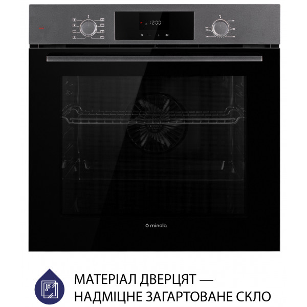 Фото - Духова шафа Minola EOD 6804 Platinum Gray