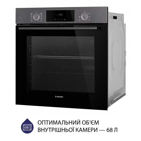 Фото - Духова шафа Minola EOD 6804 Platinum Gray