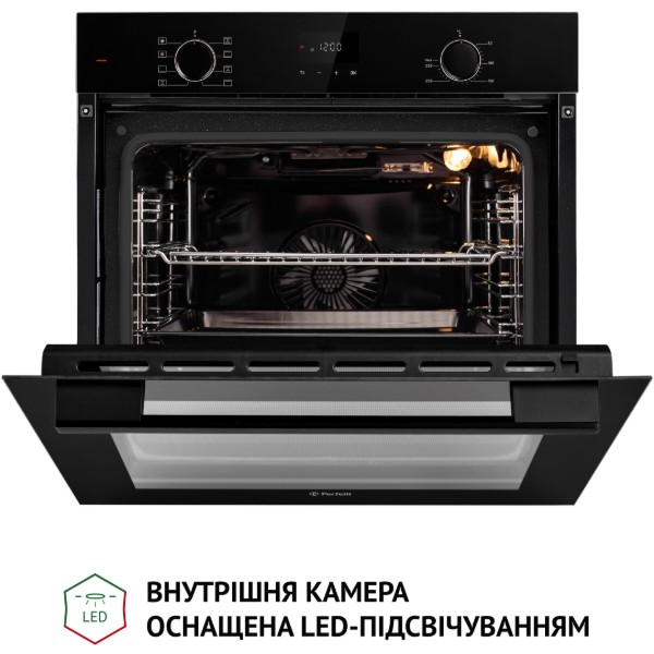 Фото - Духовой шкаф Perfelli DIAMOND 6D8L NERO