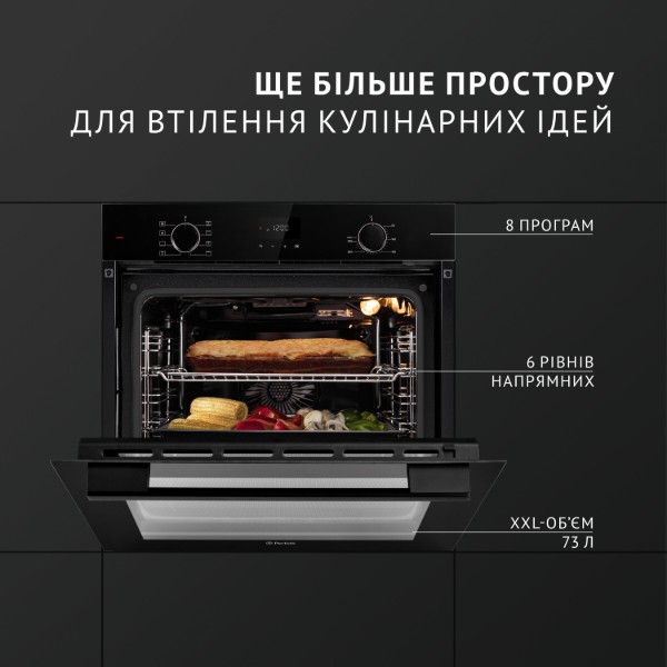 Фото - Духовой шкаф Perfelli DIAMOND 6D8L NERO
