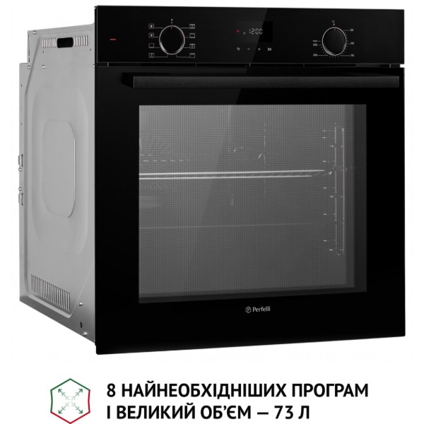 Фото - Духовой шкаф Perfelli DIAMOND 6D8L NERO