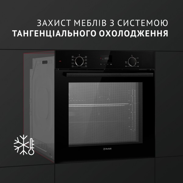 Фото - Духовой шкаф Perfelli DIAMOND 6D8L NERO