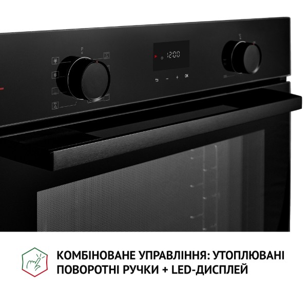 Фото - Духовой шкаф Perfelli DIAMOND 6D8L NERO