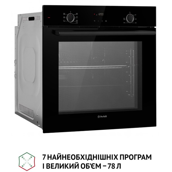 Фото - Духовой шкаф Perfelli PERLA 6D7 NERO