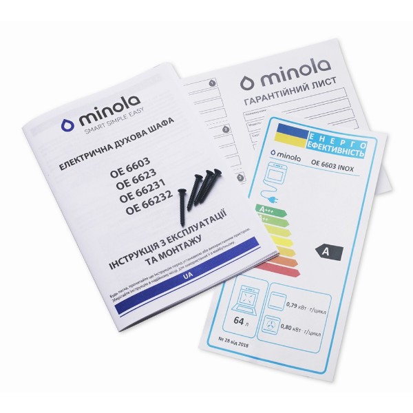 Фото - Духова шафа Minola OE 6603 INOX