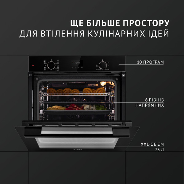 Фото - Духовой шкаф Perfelli DIAMOND 6D10N NERO