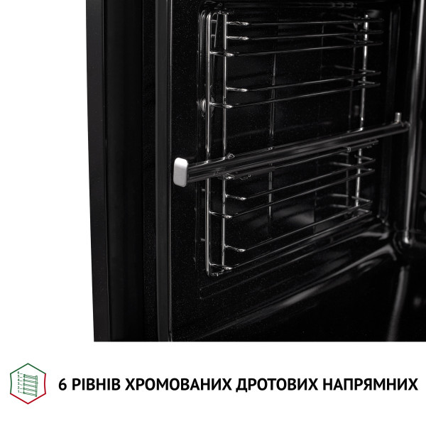 Фото - Духовой шкаф Perfelli DIAMOND 6D10N NERO