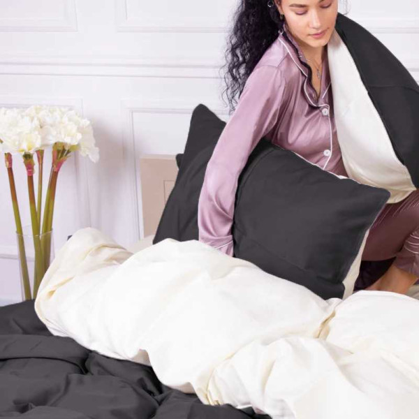 Фото - Комплект постільної білизни дитячий MirSon Сатин Dulness 0001+0240 110х140 (2200000689320)