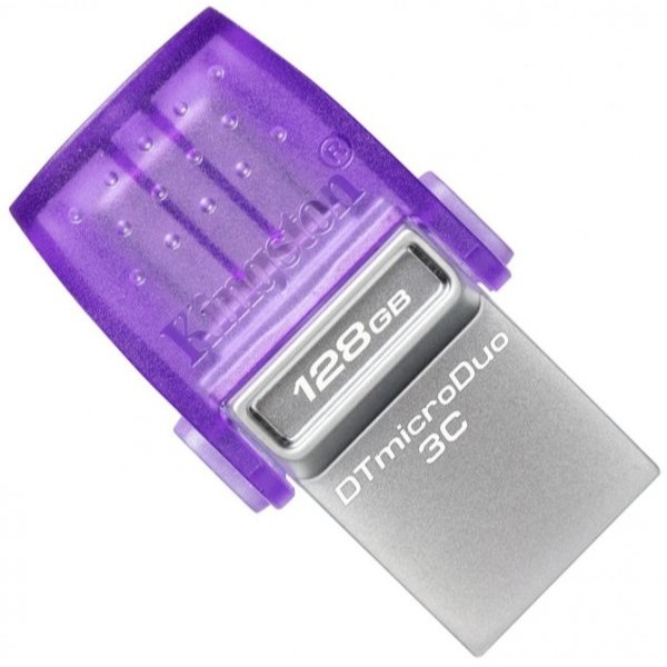 Фото - Флеш USB Kingston DT Duo 3C 128GB USB-A + USB-C (DTDUO3CG3/128GB)