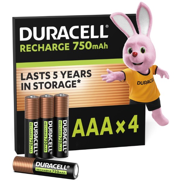 Фото - Акумулятор тип AAA Duracell HR03 (AAA) 750mAh уп. 4 шт Фото - Акумулятор тип AAA Duracell HR03 (AAA) 750mAh уп. 4 шт