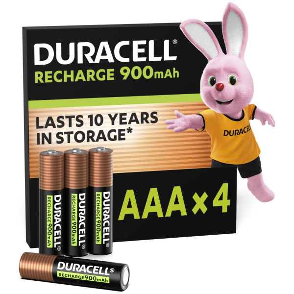 Фото - Аккумулятор тип AAA Duracell HR03 (AAA) 900mAh уп. 4шт.