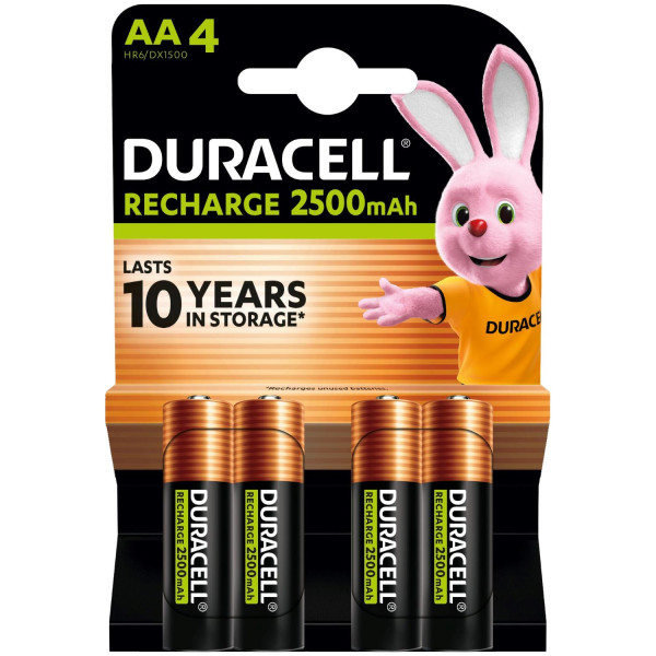 Фото - Аккумулятор тип AA Duracell HR6 (AA) 2500 mAh уп. 4шт.