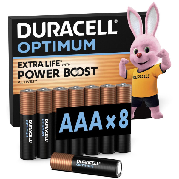 Фото - Батарейка тип AAA Duracell LR03 KPD 08*10 OPTIMUM УП. 1X8 ШТ