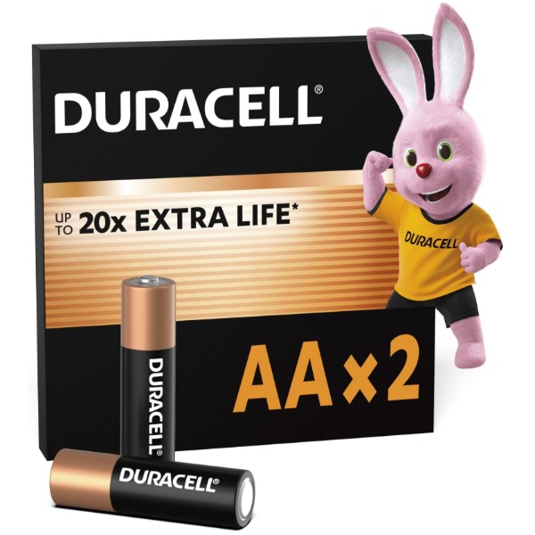 Фото - Батарейка тип AA Duracell MN-1500 (LR-06) 2шт. Фото - Батарейка тип AA Duracell MN-1500 (LR-06) 2шт.