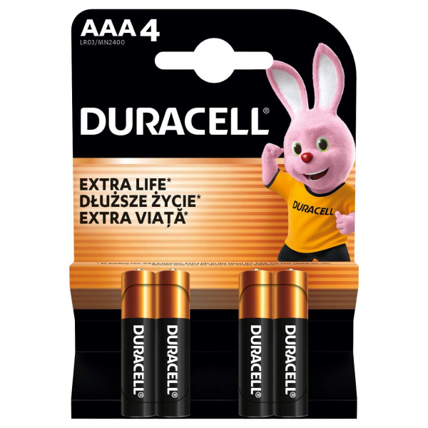 Фото - Батарейки Duracell MN-2400 (LR-03) 4шт.