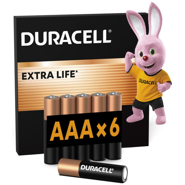 Фото - Батарейка тип AAA Duracell MN-2400 (LR-03) 5+1