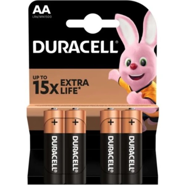 Фото - Батарейка тип AA Duracell MN-1500  (LR-06) 4шт.