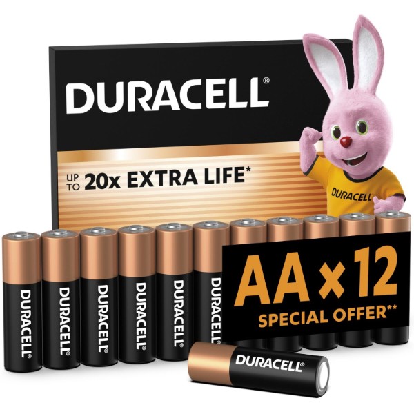 Фото - Батарейка тип AA Duracell MN1500 (LR06) 1х12 шт. (81545412)