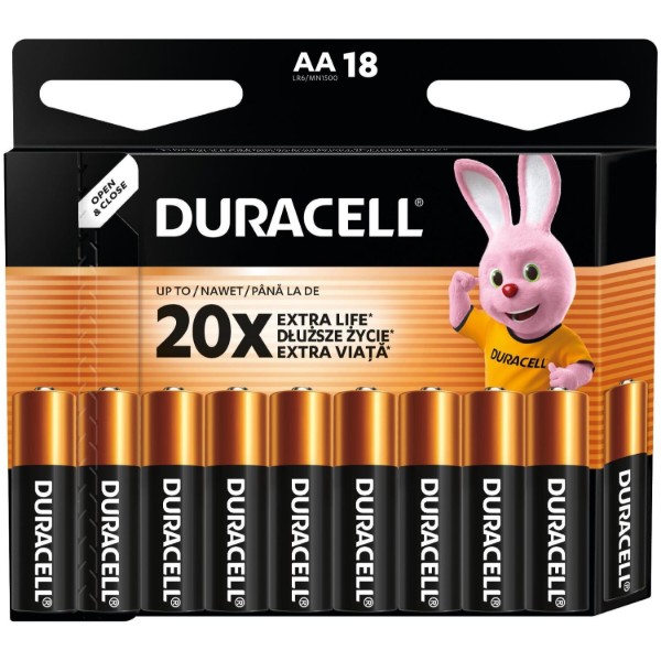 Фото - Батарейка тип AA Duracell MN1500 (LR06) 1х18 шт. (5002770)